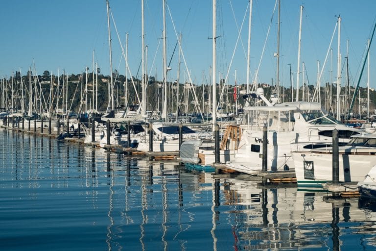 Sausalito boats in harbor